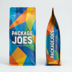 Custom Flat Bottom Coffee Bags with Valve & Zipper, Roasted Coffee Bean Packaging OEM Manufacturer